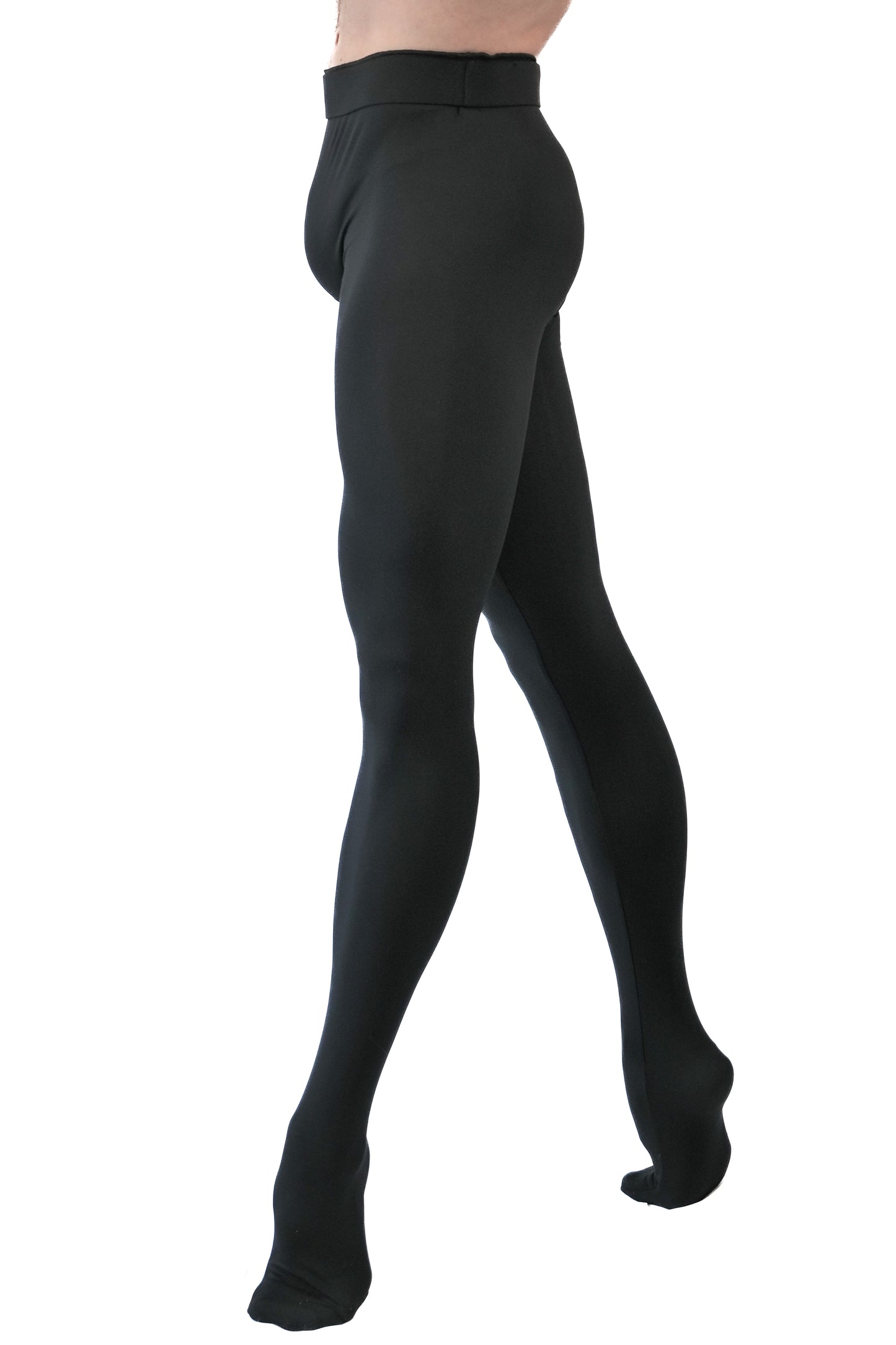 Classic black tights with feet