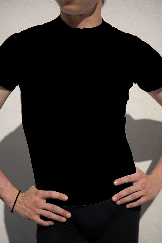 The Black Edition Zip T-Shirt