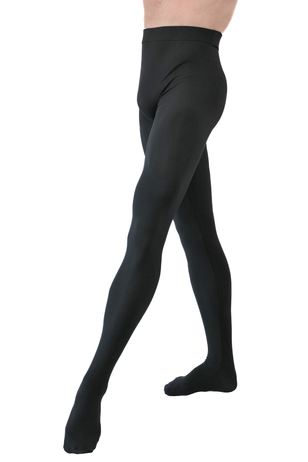 Classic black tights with feet